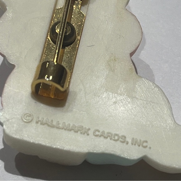 Vintage Hallmark kitty valentines pin brooch - Picture 3 of 3